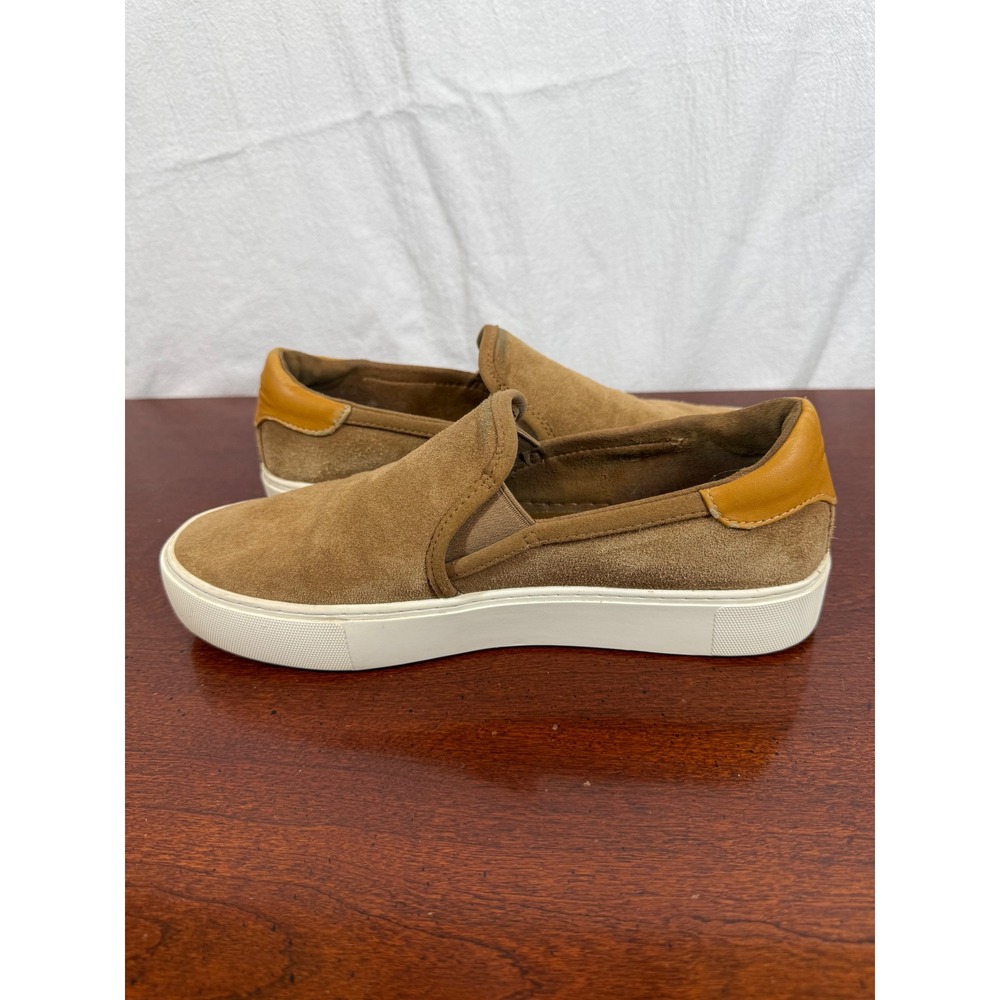 UGG Cahlvan Slip On Sneakers Womens 9.5 Chestnut Suede Leather 1121613 - Picture 3 of 11